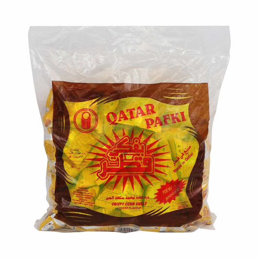 Qatar Pafki Crispy Corn Curls Cheese Flavour 15g&times;40