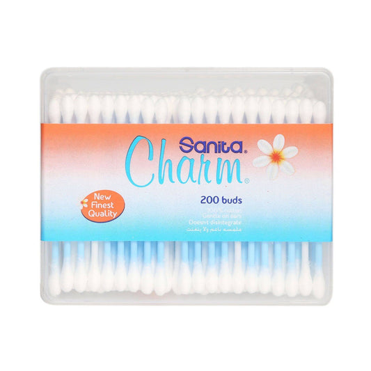 Sanita Charm Cotton Buds Box 200pcs