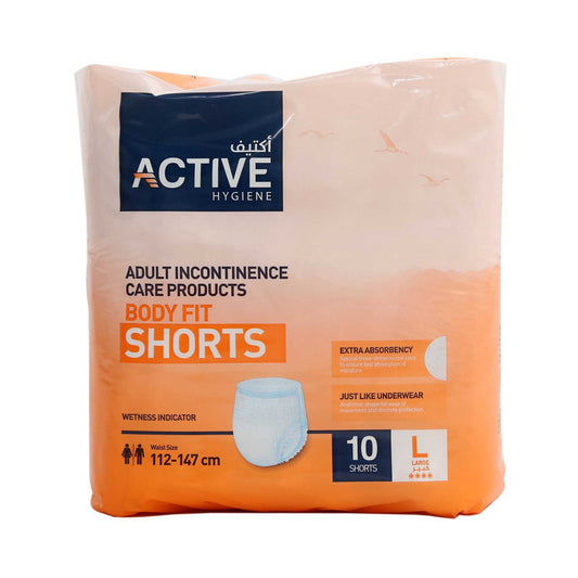 Active Hygiene Adult Diapers Shorts Large 10pcs