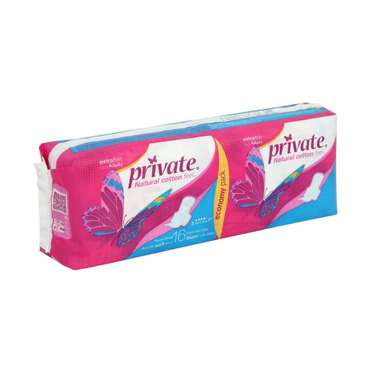 Private Super Extra Thin 16 Pads