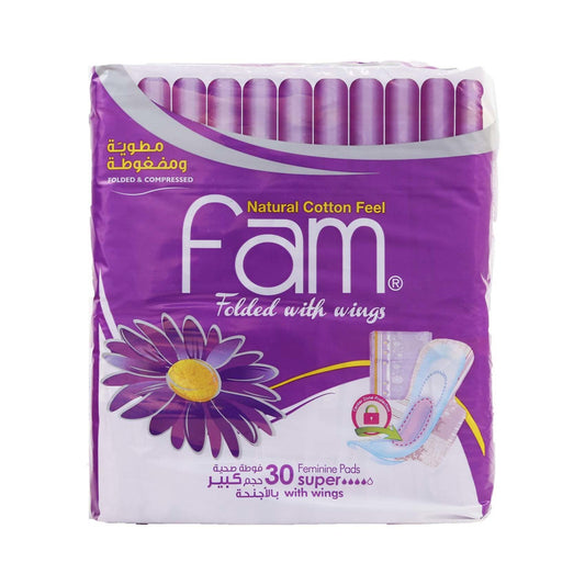 Fam Super With Wings 30 Pads