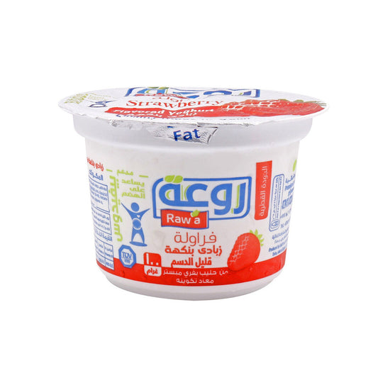 Raw_a Strawberry Flavored Yoghurt Low Fat 100g