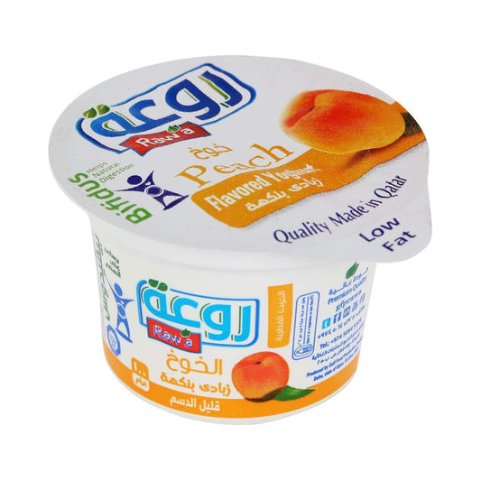 Raw_a Peach Yoghurt Low Fat 100g