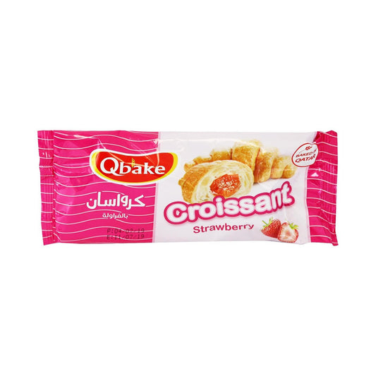 Qbake Croissant Strawberry 60g