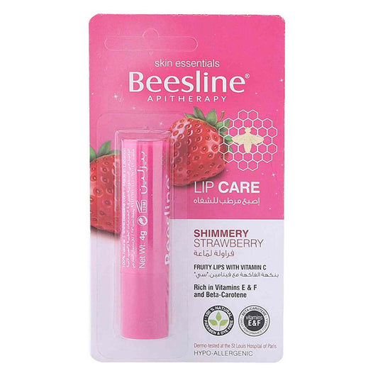 Beesline Lip Care Shimmery Strawberry 4g