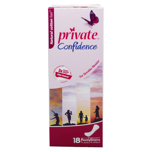 Sanita Private Confidence Daily Liners Sanitary Pads 18 Count