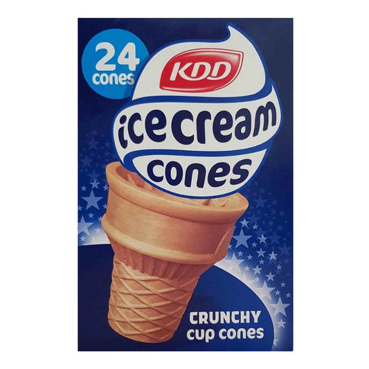 KDD Ice Cream Crunchy Cup Cones 24 Count