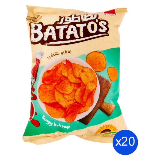 Batato_s Wisconsin Cheddar Chips 15g x20