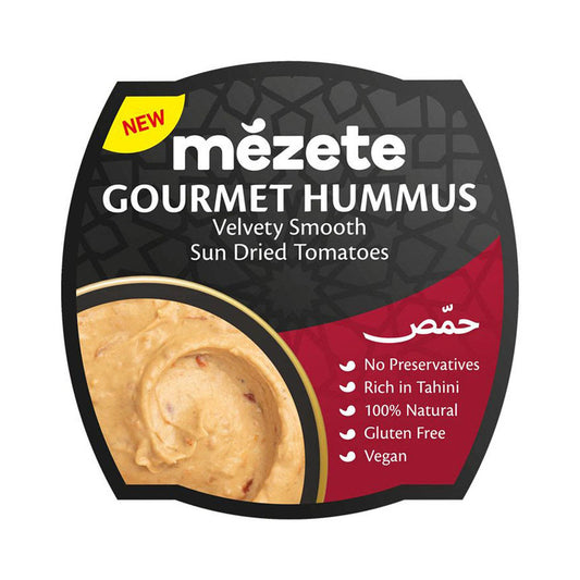 Mezete Hummus Gourmet Sun Dried Tomatoes 215g