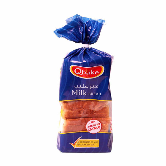 Qbake حليب الخبز المتوسطة 620g